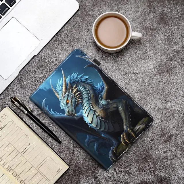 Alt view image 4 of 5 - Case for Fire Max 11 Tablet (13th Generation, 2023 Release), Slim Folding Stand Cover with Auto Wake/Sleep for Fire 11 Max Tablet, Dragon
