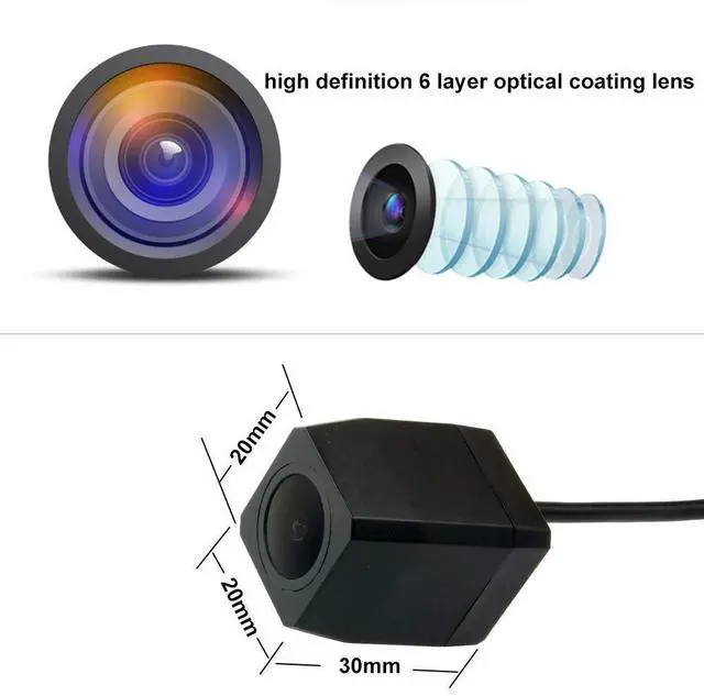 Alt view image 3 of 5 - aSATAH Full HD Car Rear View Camera for Toyota RAV4 RAV-4 RAV 4 / Toyota Vanguard 2006~2012 &Vehicle-Camera's Waterproof and Shockproof Reversing Backup Cameras (Full HD Camera)