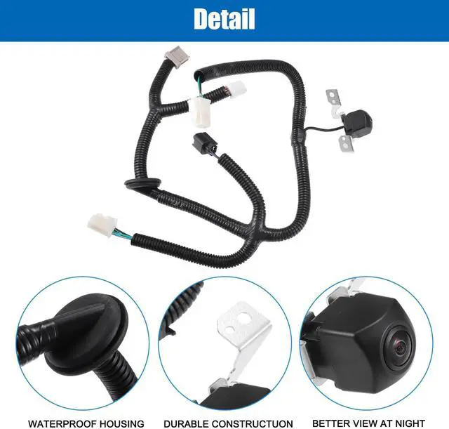 Alt view image 4 of 5 - ACROPIX Car Rear View Back Up Camera Wide Angle Park Assist Reverse Camera Fit for Honda Pilot 2013 2014 2015 No.39530SZAA01 - Pack of 1