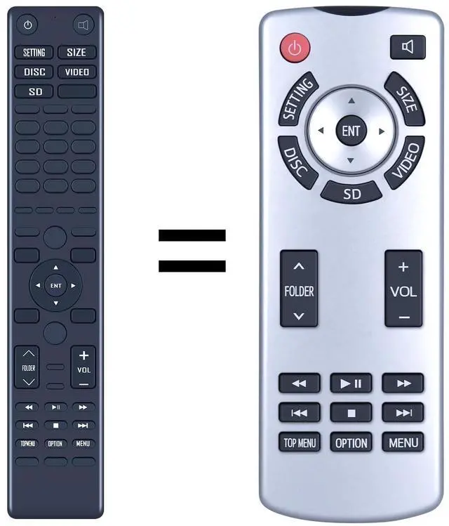 Main image of ZWP Replacement Remote Control fit for 2014 2015 2016 2017 2018 Toyota Highlander Sequoia DVD 86170-34030