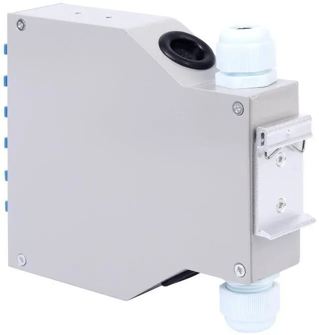 Alt view image 3 of 5 - Duogalia 2-Pack SC-UPC 6 Simplex 6 Port DIN Rail SM Fiber Optic Enclosure ODF (Includes Pigtail and 6PC Coupler)