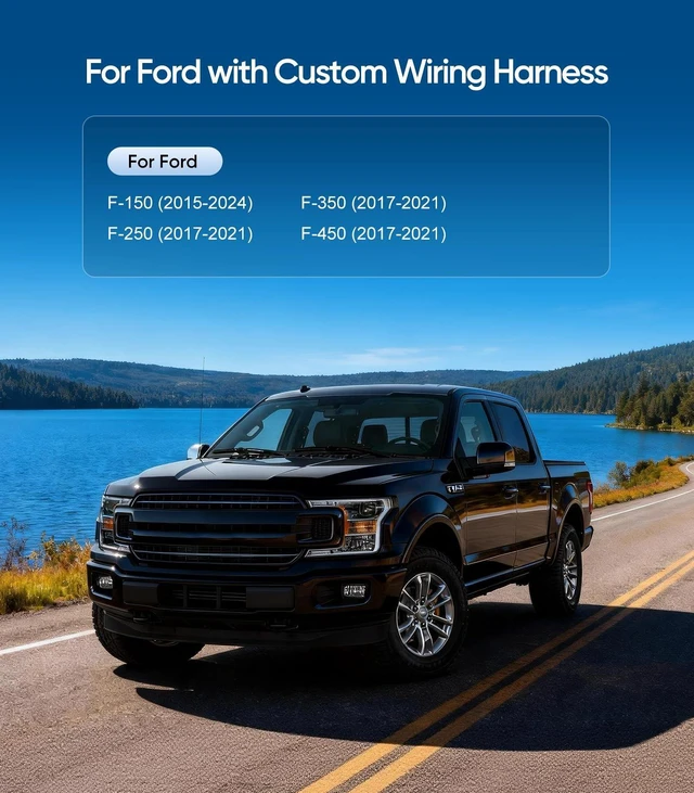 Alt view image 2 of 5 - 6x9" 4-Way Car Audio Door Speakers (Pair) for F-150/F-250/F-350/F-450