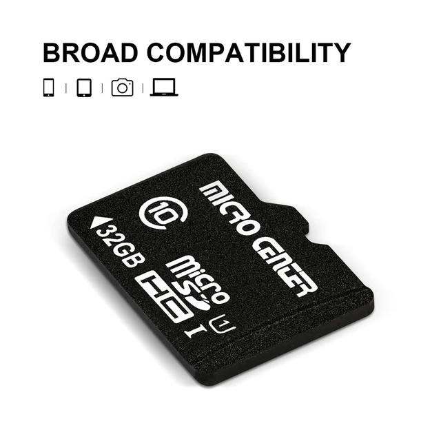 Alt view image 3 of 5 - Micro Center 32GB Class 10 MicroSDHC Flash Memory Card with Adapter, 2Pack