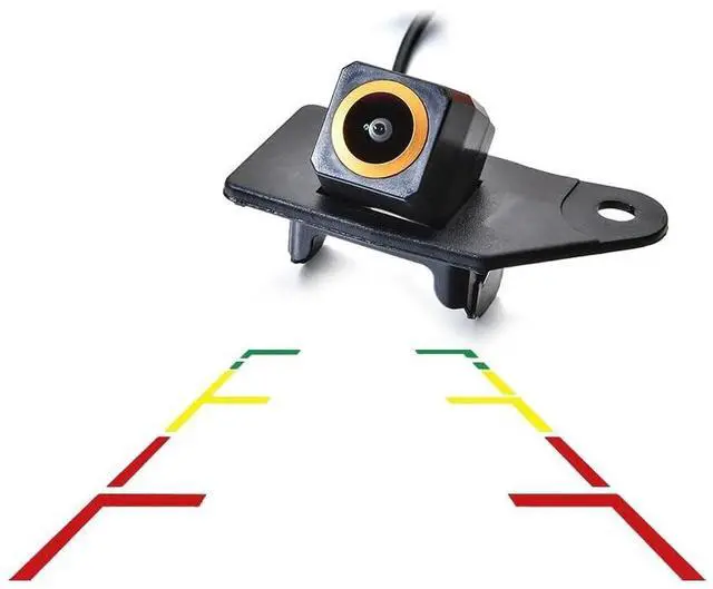 Main image of Vlicevrn HD LED Car Rear View Camera Night Vision Backup Parking Waterproof IP68 Vehicle-Camera for Mitsubishi ASX/Mitsubishi RVR/Mitsubishi Outlander Sport 2010~2015 (Golden Full Fixed)