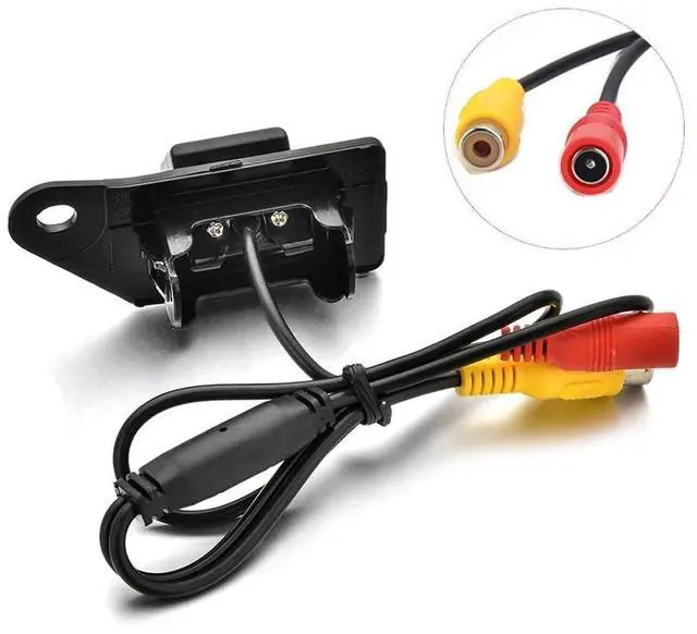 Alt view image 2 of 5 - Vlicevrn HD LED Car Rear View Camera Night Vision Backup Parking Waterproof IP68 Vehicle-Camera for Mitsubishi ASX/Mitsubishi RVR/Mitsubishi Outlander Sport 2010~2015 (Golden Full Fixed)
