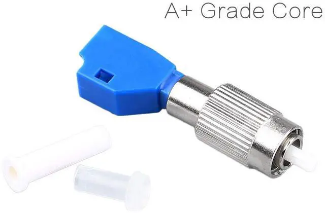 Alt view image 2 of 5 - KELUSHI FC Male to LC Female UPC Fiber Optical Cable Connector Convertor Adapter Flange 2.5 1.25mm Single Mode Compatible with FTTH Optical Power Meter OPM Visual Fault Locator VFL 12pcs