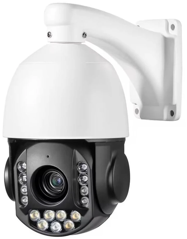 Main image of 8MP 4K 25X optical 5.3-130mm Auto Tracking Outdoor PTZ Camera PoE IP wired Human Vehicle Detect Security Camera with 298ft IR,Floodlight color Night View,2-Way Audio alarm,Preset,NVR,Mobile App,360Pan