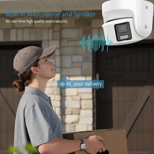 Alt view image 5 of 5 - 8MP 4K HIKVIS0N_Panoramic IP Camera, DS-2CD2387G2P-LSU/SL Upgrade, 24/7 Color Vision, 130dB WDR, AI Human/Vehicle Detection, IP67 & Active Deterrence,DS-2CD3387G2P-LSU/SL 4MM International Version