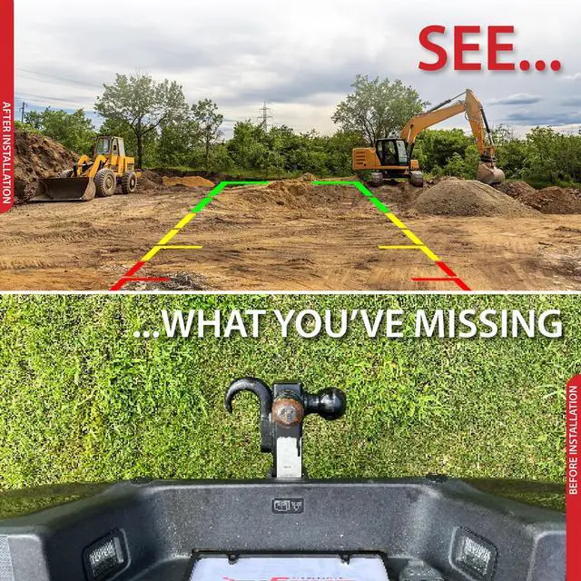 Alt view image 4 of 5 - Switchback Solo Down Tailgate Backup Camera for Truck Back Up Camera Plug & Play (Dodge, RAM 2013-2018 and 2019-2022 1500 Classic)