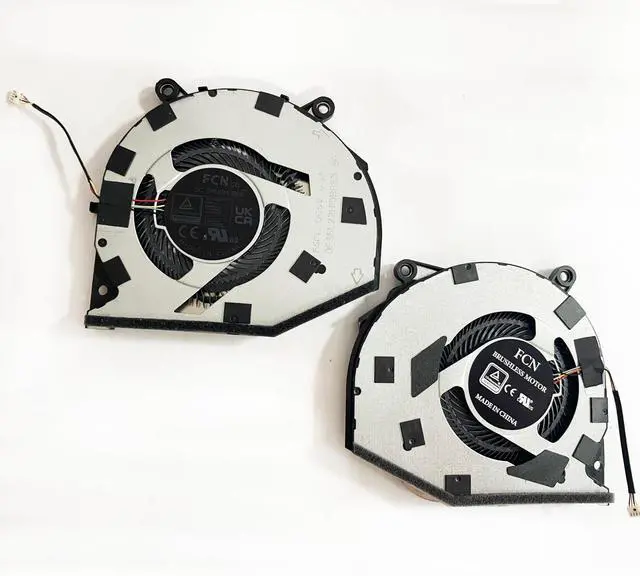 Alt view image 2 of 4 - Fleshy Leaf CPU+GPU Cooling Fan Replacement for ASUS ROG16 Air GU605 GU605MI 5V Seies DFS5L22H015B853 FSFL DFS5L22H05B853 FSFK
