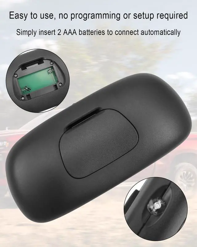 Alt view image 3 of 5 - Video Remote Control Fit for Chevy Silverado 1500 2500HD 3500 HD Suburban Tahoe GMC Sierra Yukon Buick Cadillac SRX/XTS 2013-2021, DVD Entertainment Remote Control Replace 84012997, 23432161