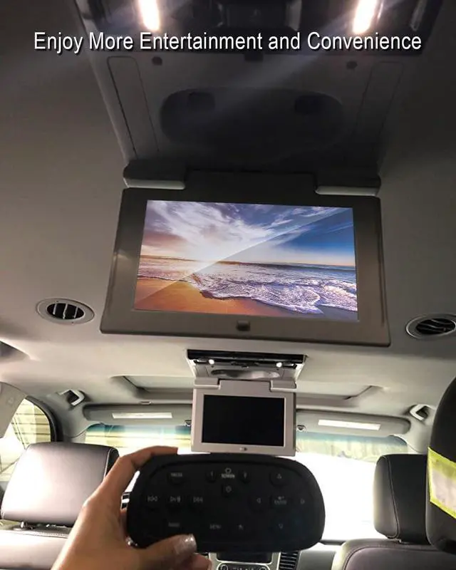 Alt view image 5 of 5 - Video Remote Control Fit for Chevy Silverado 1500 2500HD 3500 HD Suburban Tahoe GMC Sierra Yukon Buick Cadillac SRX/XTS 2013-2021, DVD Entertainment Remote Control Replace 84012997, 23432161