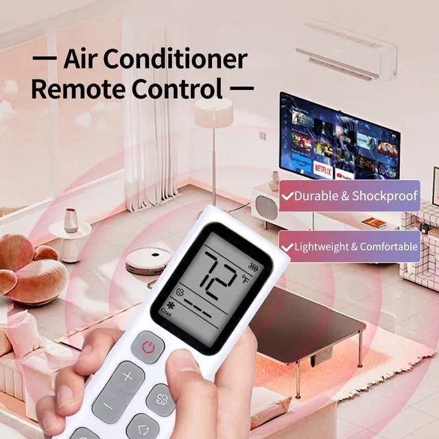 Alt view image 2 of 5 - New Replacement AC Remote Control for Dreo Portable Air Conditioner, Fit for AC318S, DR-HAC008S, AC319S, DR-HAC009S, AC516S, DR-HAC006S, DR-HAC0 AC0