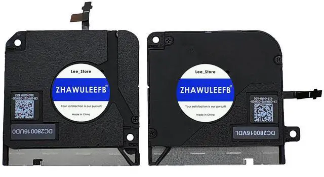 Main image of ZHAWULEEFB New CPU+GPU Cooling Fan Replacement for Dell Latitude 7350 Detachable 2-in-1 ND55C0U-23C04 ND55C0U-23C03 DC280016UD0 DC280016VD0 0PP32T 0HMHV6 DC5V 0.5A Fan