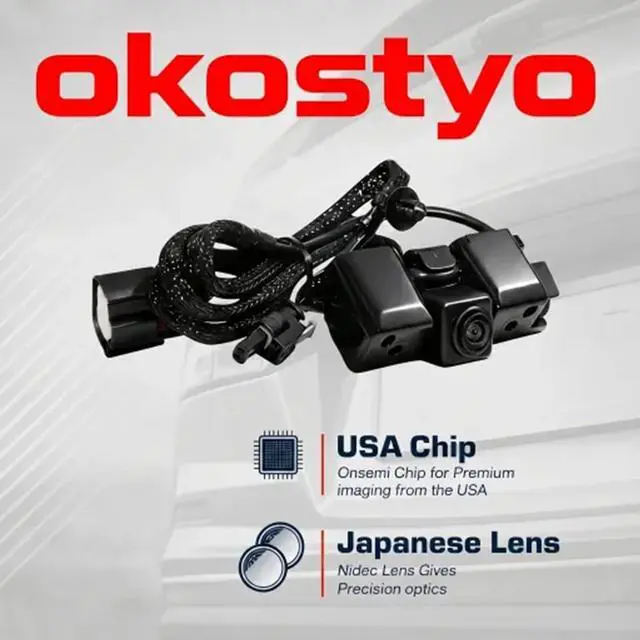 Alt view image 5 of 5 - okostyo Rear View Backup Camera 84062896 Compatible with Chevrolet 4.3L 5.3L 6.0L 2016 2017 2018 2019 GMC Sierra 1500 HD 2500 HD 3500 HD Park Assist Camera Replace OE GM1960102