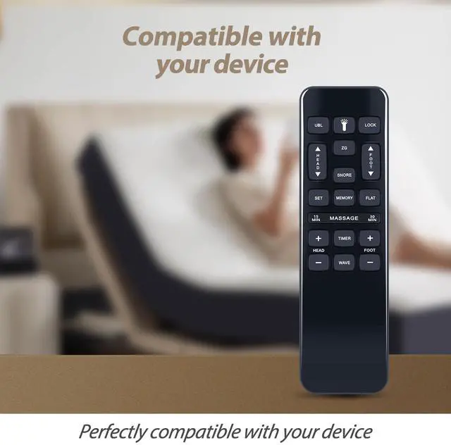 Alt view image 2 of 5 - WDZP New Bed Replacement Remote Control fit for iDealBed 4i Custom iEscape Adjustable Bed Base IDEAL4I-TXL TwinXL