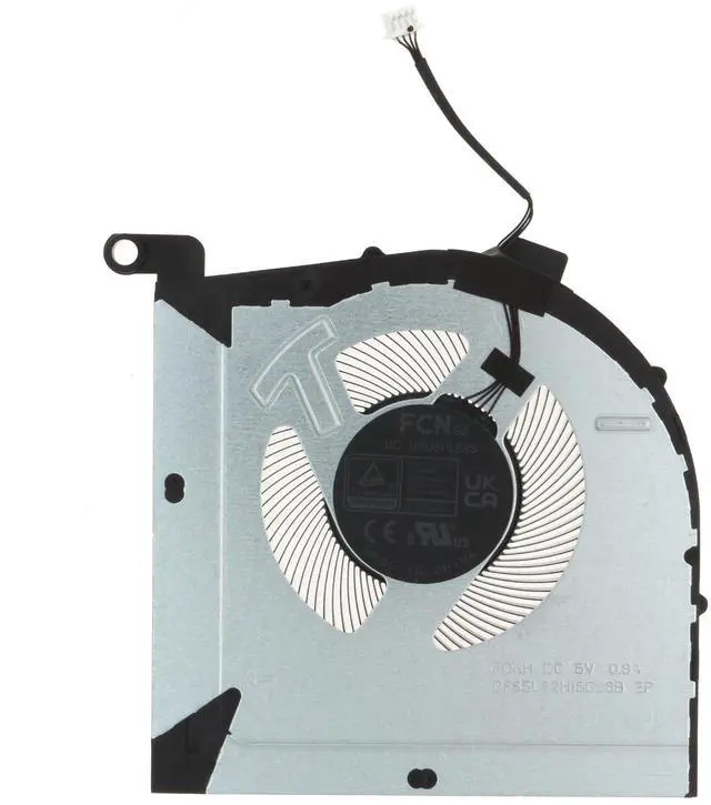 Alt view image 5 of 5 - CPU & GPU Cooling Fan Replacement for Lenovo LOQ 15IRH8 / GeekPro G5000 IRH8 RTX 4050, DFS5L22H15G86B FQRH, DFS5L22H05G86B FQRG, DC 5V 0.8A
