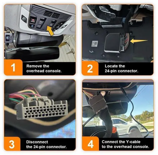 Alt view image 5 of 5 - Fitcamx 4K Dash Cam Suitable for Acura TLX 2015-2020 (HD2-D6300), OEM Factory Look, UHD 2160P Video Quality, Built-in WiFi & APP, Loop Recording, Collision Detection, Easy to Install, 64GB Card