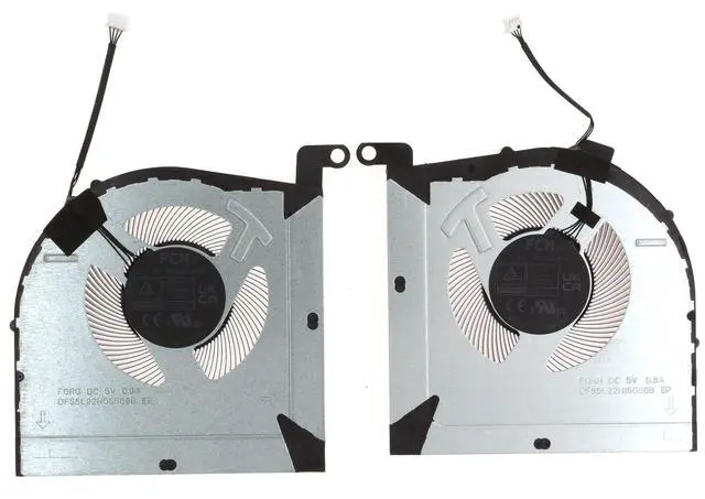 Main image of CPU & GPU Cooling Fan Replacement for Lenovo LOQ 15IRH8 / GeekPro G5000 IRH8 RTX 4050, DFS5L22H15G86B FQRH, DFS5L22H05G86B FQRG, DC 5V 0.8A
