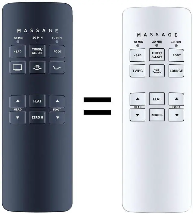 Main image of New Replacement Adjustable Bed Remote Control Compatible with Serta Motion Perfect 2.0 Adjustable Bed 258B 75310