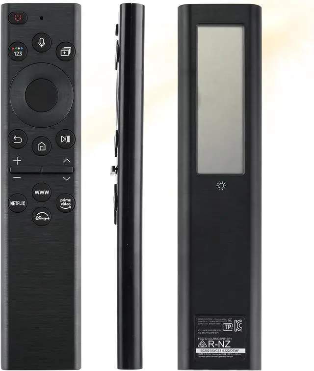 Alt view image 4 of 5 - New BN59-01385D Solar Voice Replaced Remote Fits for Samsung 4K QLED TV QN43LS03AAFXZA QN50Q60AAFXZA QN55LS03AAFXZA
