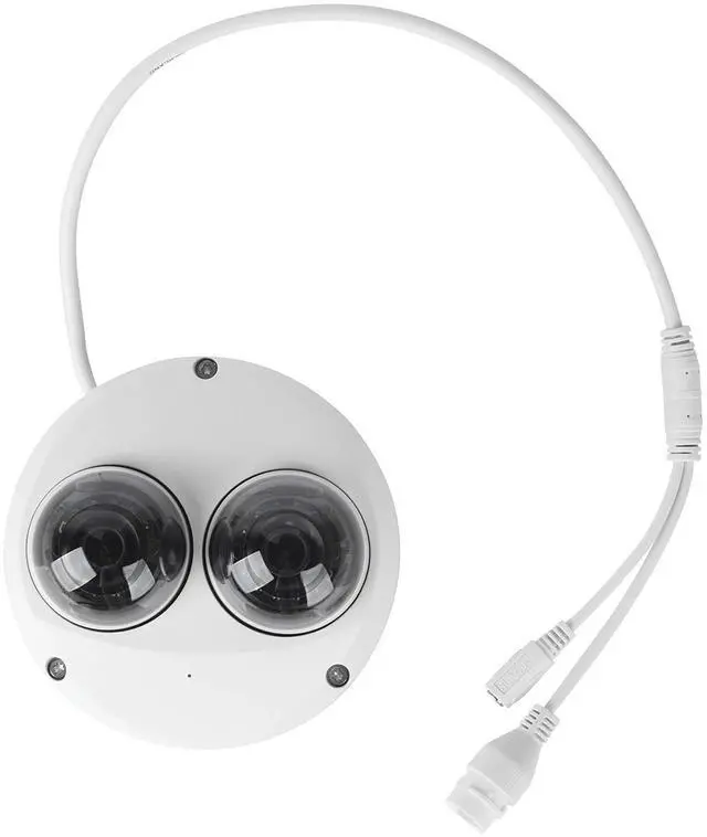 Alt view image 3 of 3 - EmpireTech 2x4MP 1/2.7" CMOS Starlight IR Mini Dome Dual Lens IP Wired Camera,Good for Corridor,Multi-Sensor,IP67,Motion Detection,Built-in Mic,Fixed Lens IPC-E541F-E2-AS 2.8MM