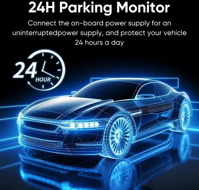 Alt view image 2 of 5 - USB-C Hardwire Kit for Cobra Dash Cams,Compatible Cobra SC Series Dash Cameras SC120SC 220CSC 250RDC 5V/3A Output,Cobra Dashcam Charger Power Cord with Parking Mode and Motion Detection