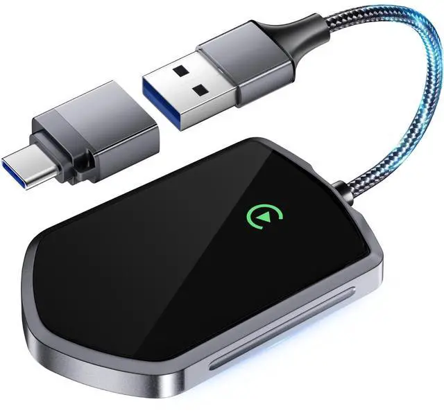 Main image of symtype Wireless Carplay Adapter, Converts Wired to Wireless Carplay 2024 Upgrade Dongle for Play Carplay&Wireless Control Plug, Fit for Cars 2017+ & for Apple iPhone iOS 10+, Eas