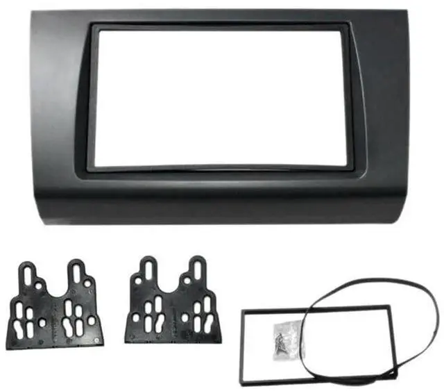 Main image of Radio Stereo Panel for Suzuki Swift 2005-2010 2 Din Car Radio Frame Fascia Panel DVD Stereo CD Panel Dash Mount Refit Installation Trim Kit Frame Black