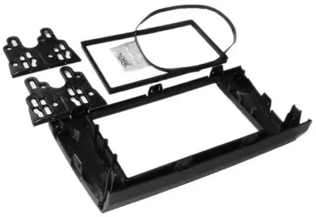 Alt view image 4 of 5 - Radio Stereo Panel for Suzuki Swift 2005-2010 2 Din Car Radio Frame Fascia Panel DVD Stereo CD Panel Dash Mount Refit Installation Trim Kit Frame Black