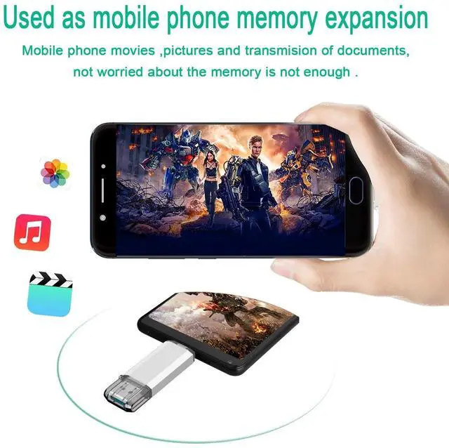 Alt view image 5 of 5 - USB C Flash Drive Type C, VICFUN USB Memory Stick 128GB USB 3.0 and USB C OTG 2 in 1 128GB USB Stick Thumb Drive for USB-C Device Smartphones,Compter