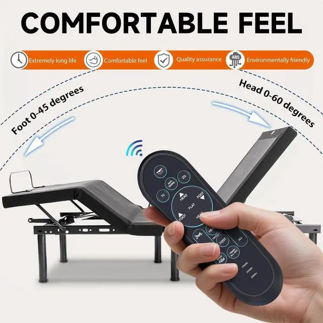 Alt view image 2 of 5 - ZWP Replacement Remote Control fit for iDealBed 4i 5i G4 Custom Adjustable Bed Base G4NOV-4i 5i S4-4i-SS S4-5i-SS G4-5i-SS iDeal4I-QN