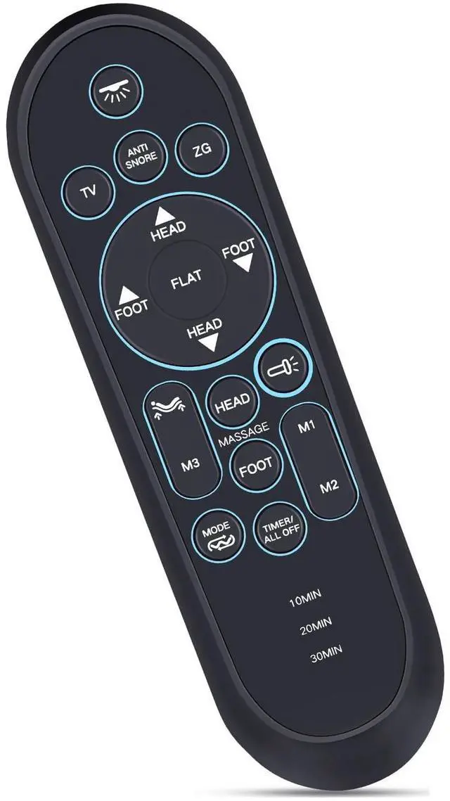 Main image of ZWP Replacement Remote Control fit for iDealBed 4i 5i G4 Custom Adjustable Bed Base G4NOV-4i 5i S4-4i-SS S4-5i-SS G4-5i-SS iDeal4I-QN