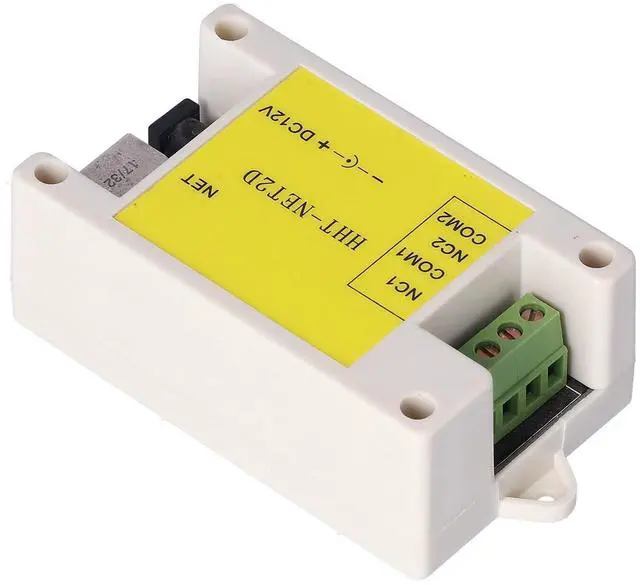 Alt view image 2 of 5 - Upgraded IP Network Relay Module 2 Channel Internet Watchdog Remote Control DC12V NET2D -40 to +85 Degrees
