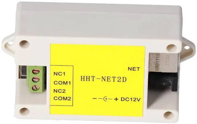 Alt view image 5 of 5 - Upgraded IP Network Relay Module 2 Channel Internet Watchdog Remote Control DC12V NET2D -40 to +85 Degrees