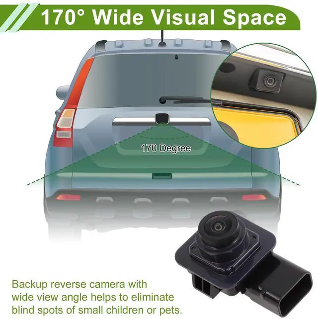 Alt view image 3 of 5 - FUELHOOD Car Park Assist Camera Rear View Backup Reverse Camera for Land Rover Sport 2015-2018 No.DK6214G490AD/DH5219G490AD/DJ3219G490AB 1 Pc