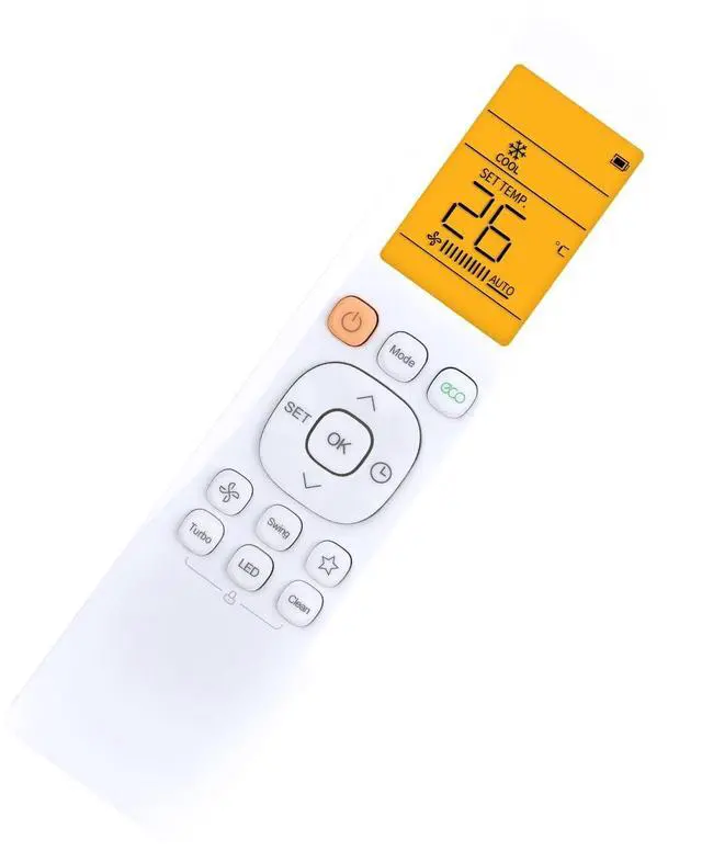 Alt view image 2 of 4 - WKOLF A/C Remote Replacement for Senville LETO Series Air Conditioner Controller SENL/24CD SENL/12CD/110V SENL/18CD SENL/09CD/110V SENL/12CD/220V SENL/36CD SENL/09CD/220V SENL/30CD
