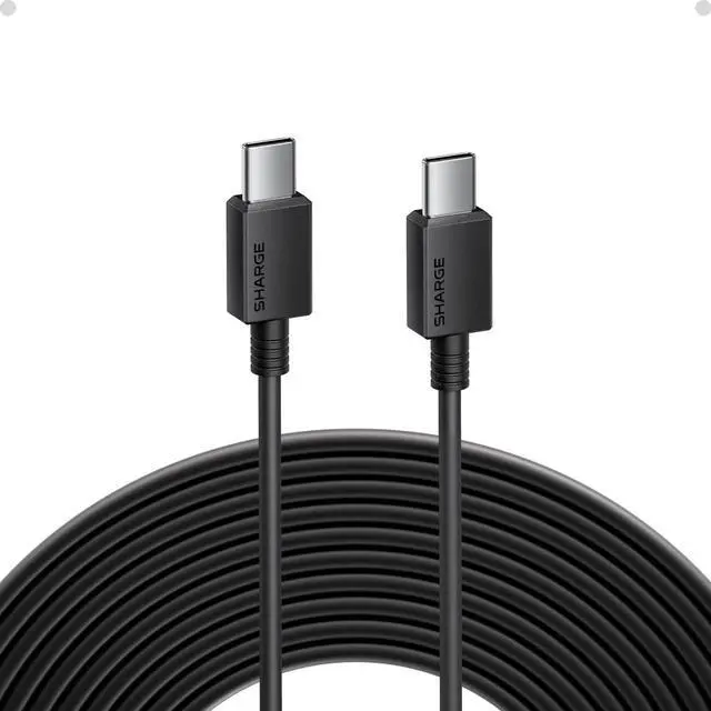 Main image of sharge USB C Cable, Type C Charging Cord, 240W Fast Charging Durable for iPhone 17 Series, MacBook Pro, Galaxy S26 Ultra, 10FT