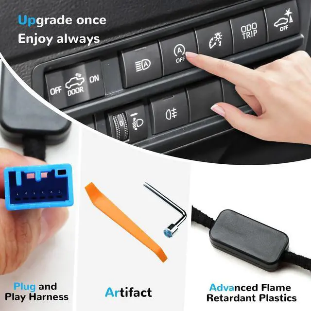 Alt view image 4 of 5 - Auovo Start Stop Eliminator for Toyota Tundra 2022-2025 2026 Highlander 2020-2025 GR Corolla IMT 2023-2025 2026 A-Off Disable/Canceller/Delete Auto Start Stop Function