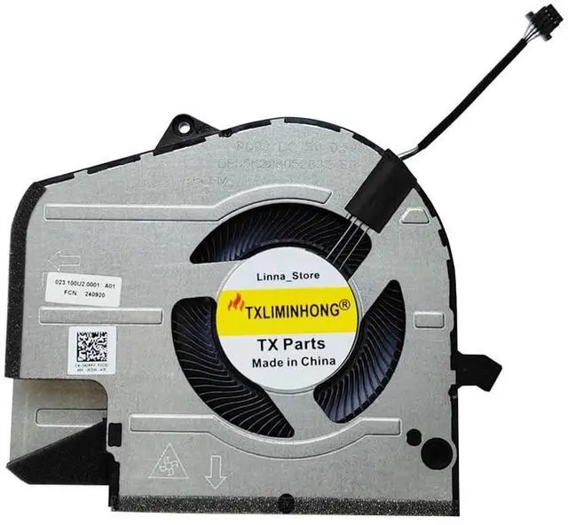 Alt view image 4 of 4 - New Compatible CPU and GPU Cooling Fan for Dell Inspiron 7630 16-7630 Series FQ92 DFS5K12114262C FQ93 DFS5K22305283Z 040RPX 0WMXW4 5V 0.5A