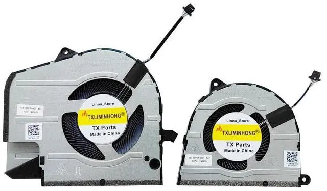 Alt view image 2 of 4 - New Compatible CPU and GPU Cooling Fan for Dell Inspiron 7630 16-7630 Series FQ92 DFS5K12114262C FQ93 DFS5K22305283Z 040RPX 0WMXW4 5V 0.5A