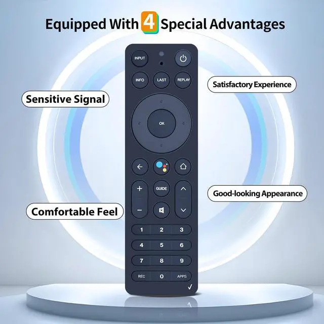Alt view image 4 of 5 - HZIME New Replacement Remote Control Compatible for Verizon FiOS TV One Set Top Box RC552