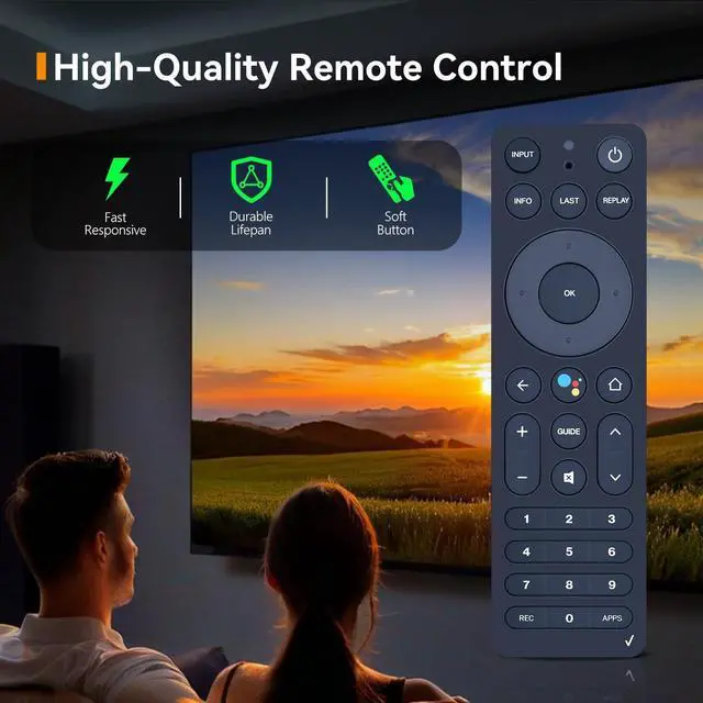 Alt view image 3 of 5 - HZIME New Replacement Remote Control Compatible for Verizon FiOS TV One Set Top Box RC552