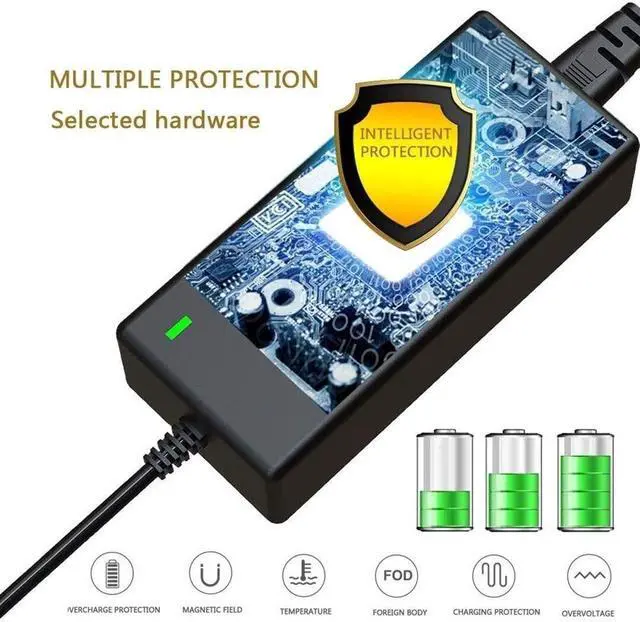 Alt view image 4 of 5 - HERISKEER 42V 2A/ 1.5A 3-in-1 Charger for 36V Electric Phantomgogo A9 A8 (NOT for A10), VOLPAM SP06 SP03, Aovo pro/Aovopro Sisigad Swagtron GOTRAX Hiboy for Hover-1 Segway Ninebot (Fit 36V ONLY)