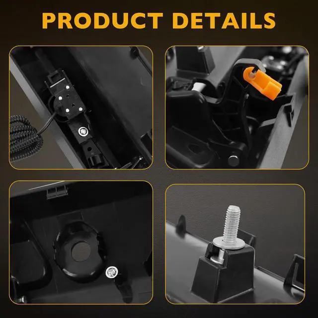 Alt view image 5 of 5 - Tailgate Handle with Rear View Backup Camera, 170 Wide-Angle Rear Camera Compatible with 2017-2022 Ford F250 F350 F450 Super Duty, Without Release Button, Replaces#HC3Z-9943400-NA