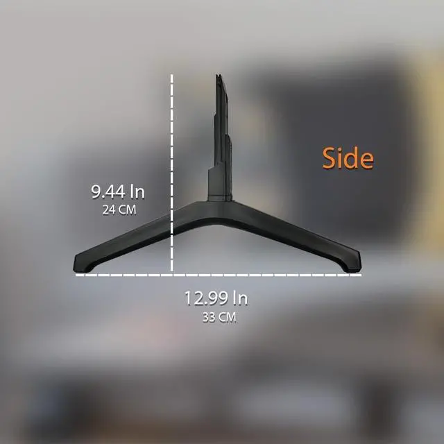 Alt view image 2 of 5 - Ceybo TV Stand Legs Replacement fit for Samsung 70" 75" BN63-18878A BN63-18879A Smart TV, Models; UN70TU7000F, UN75TU7000F, UN70TU6980F, Black