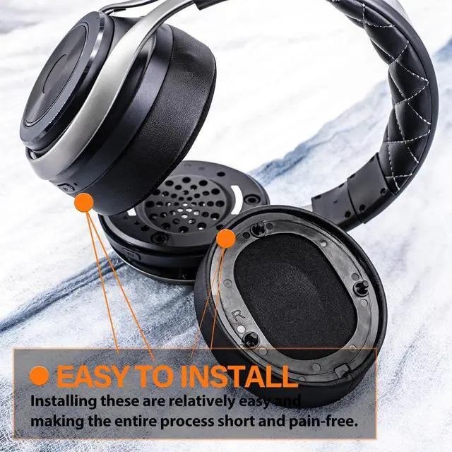 Alt view image 5 of 5 - Earpads Compatible with LS31 LS41 LS35X LS50X Headset with Microphone Foam I Replacement Ear Cushion (Cooling Gel Fabric)
