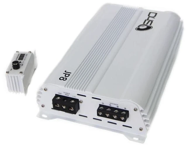 Main image of DOWN4SOUND JP8 V1.5 - White Gloss ^^ 800+ WRMS CAR Amplifier