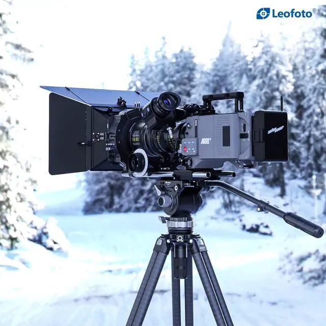 Alt view image 2 of 5 - Leofoto BV-20 Fluid Head, Lever Release Clamp, Bubber Level, QR Plate, Arca Compatible