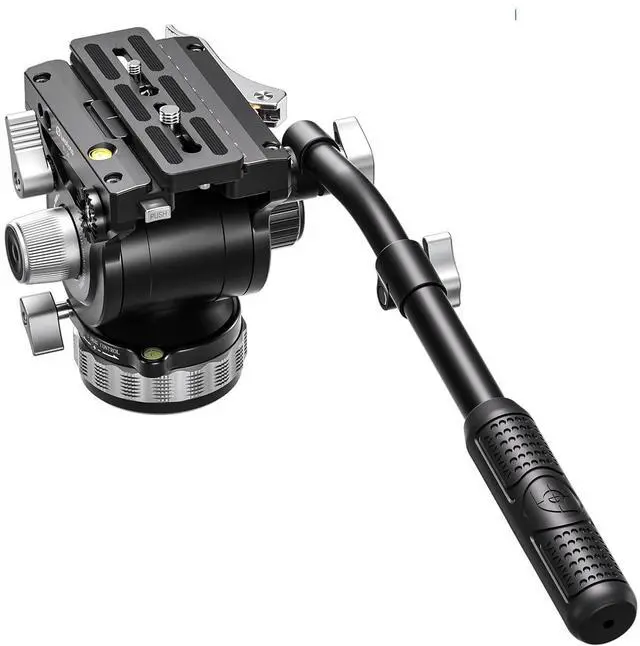 Alt view image 4 of 5 - Leofoto BV-20 Fluid Head, Lever Release Clamp, Bubber Level, QR Plate, Arca Compatible